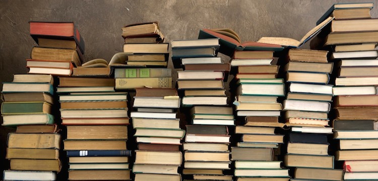 stack of books
